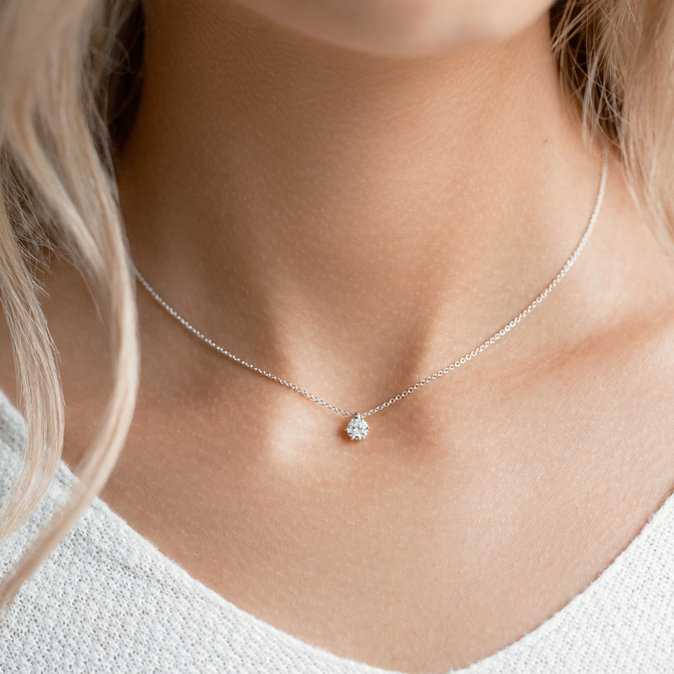 Náhrdelník s diamantom Eternal Shine