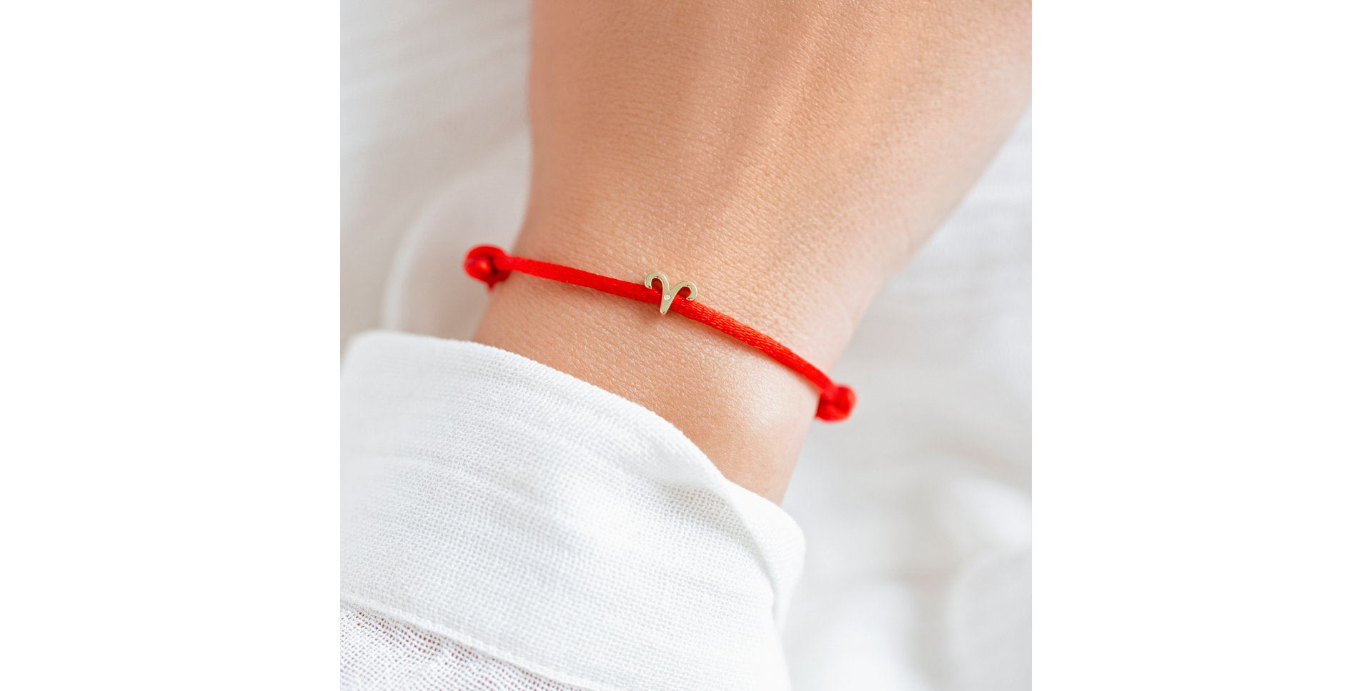 Diamantový náramok so šnúrkou Virgo