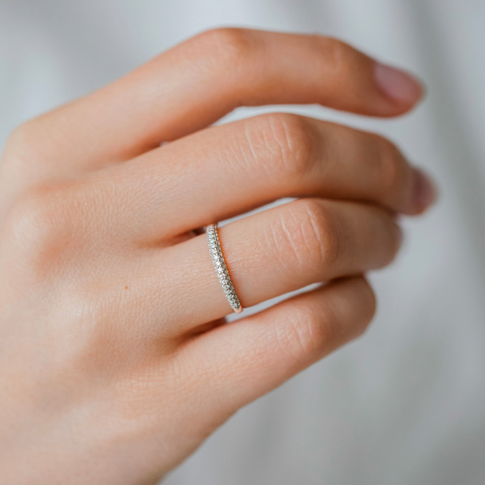 Prsteň s diamantmi Shiny Storm