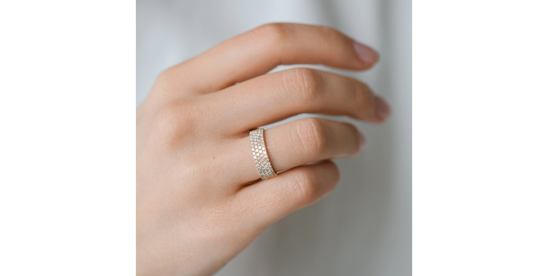 Prsteň s diamantmi Shiny Eternity