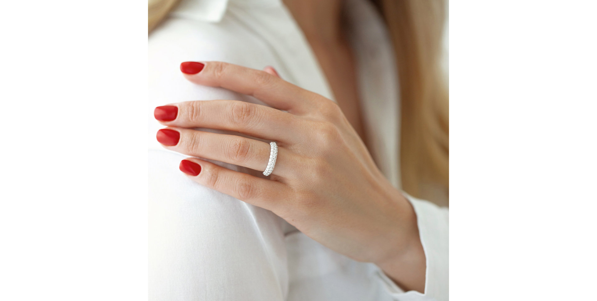 Prsteň s diamantmi Shiny Galaxy