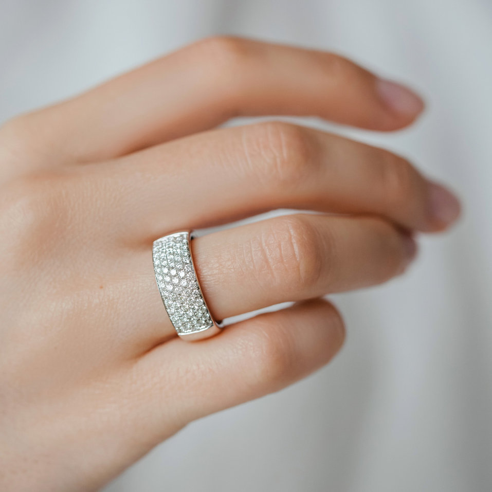 Prsteň s diamantmi Shiny Sin