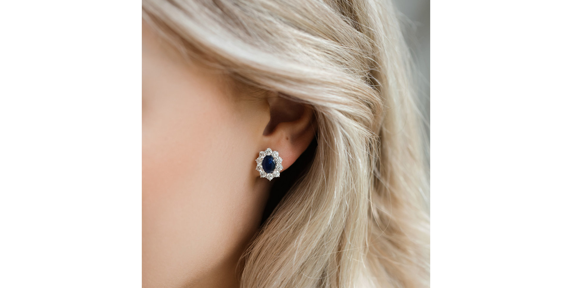 Náušnice so smaragdom a diamantmi Princess