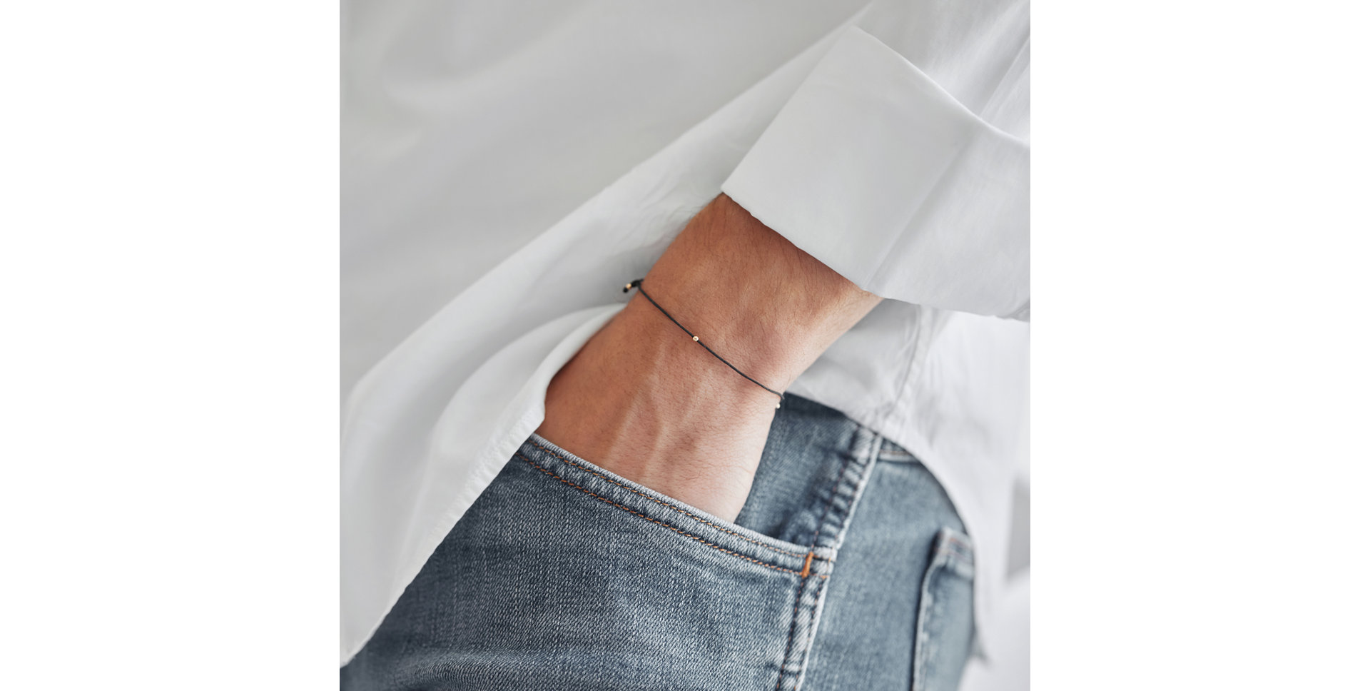 Pánsky náramok so šnúrkou Shamballa