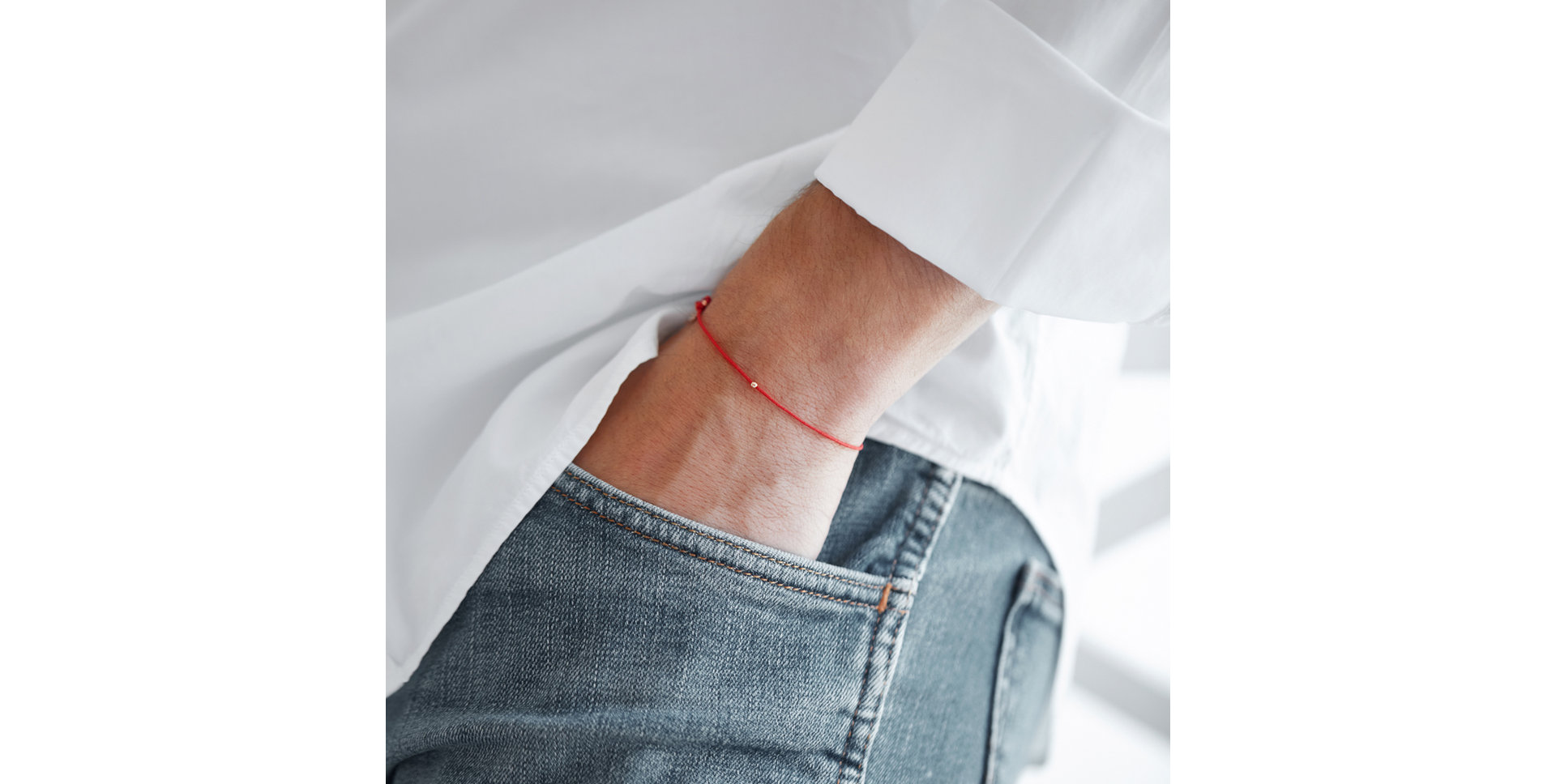 Pánsky náramok so šnúrkou Shamballa