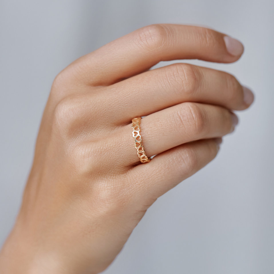 Prsteň s diamantom Love Contour