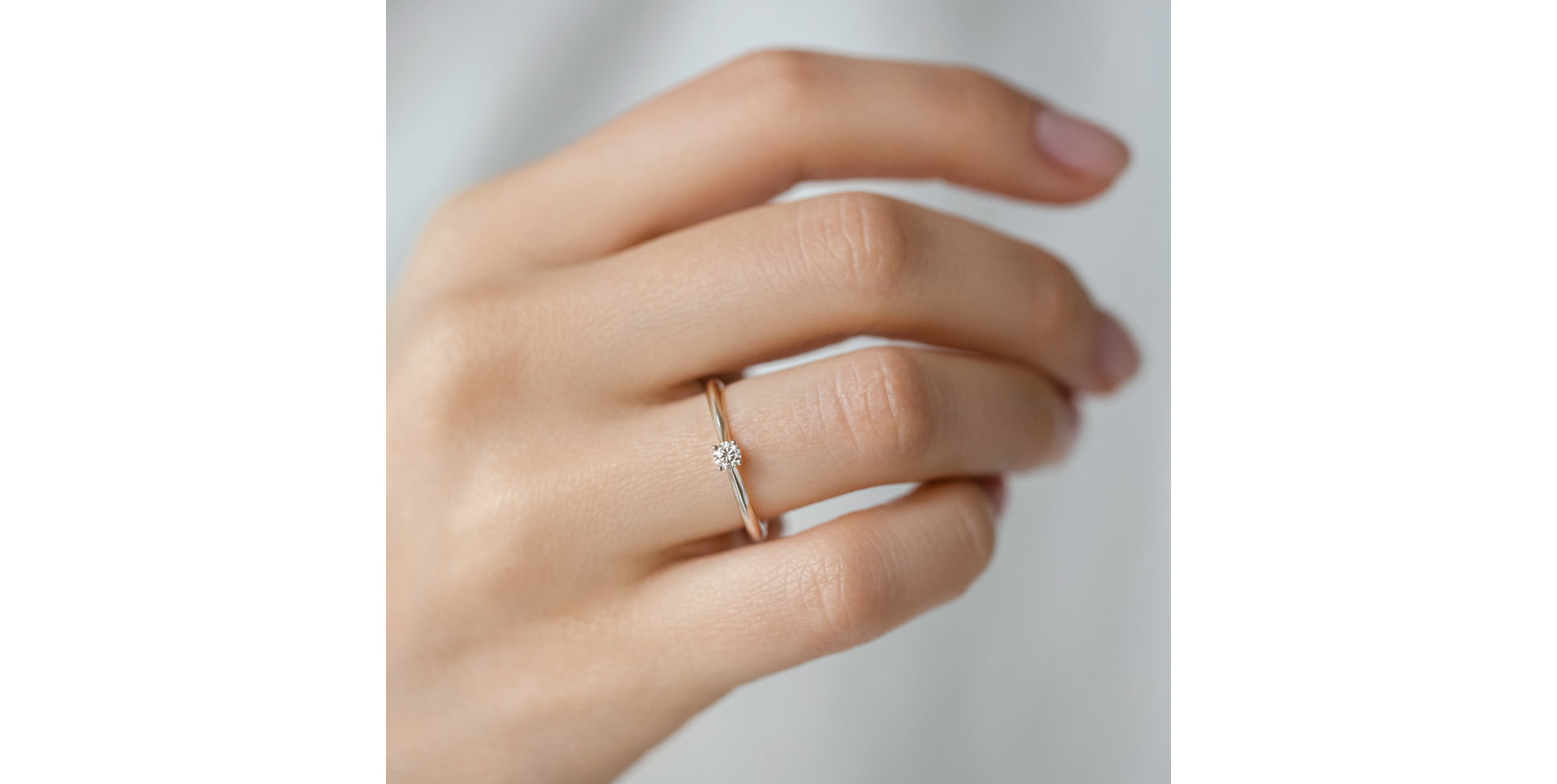 Prsteň s diamantom Forever Love