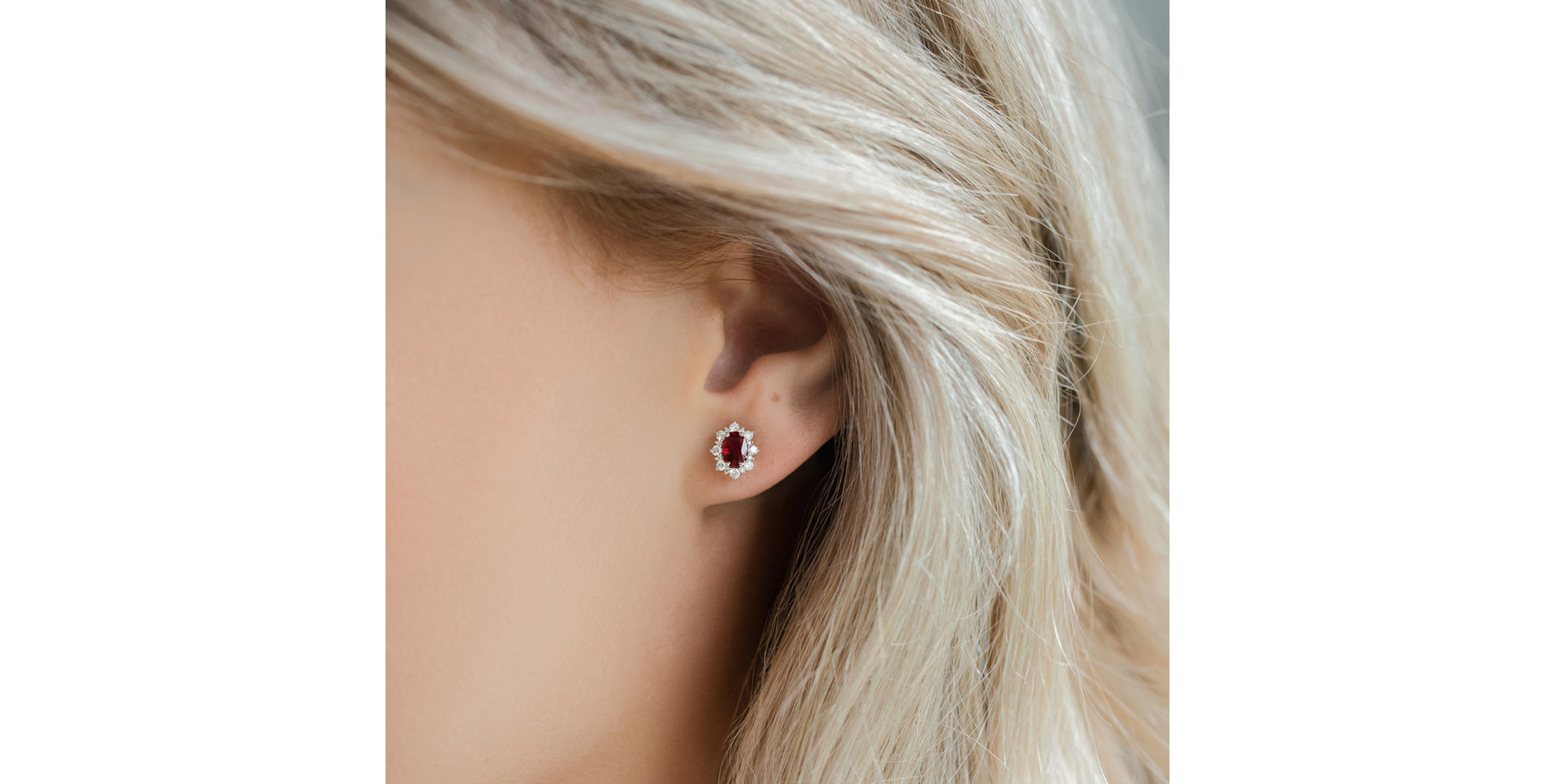 Náušnice s diamantmi a smaragdom Princess