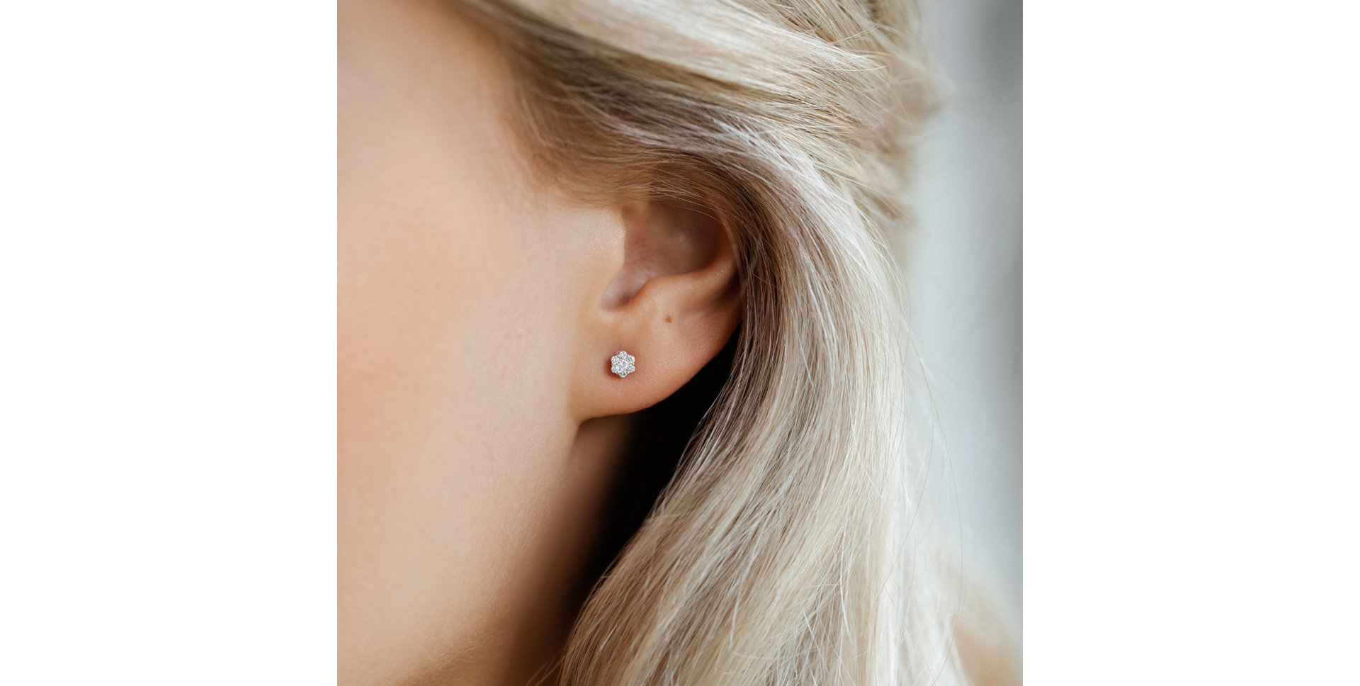 Náušnice s diamantmi Shiny Constellation