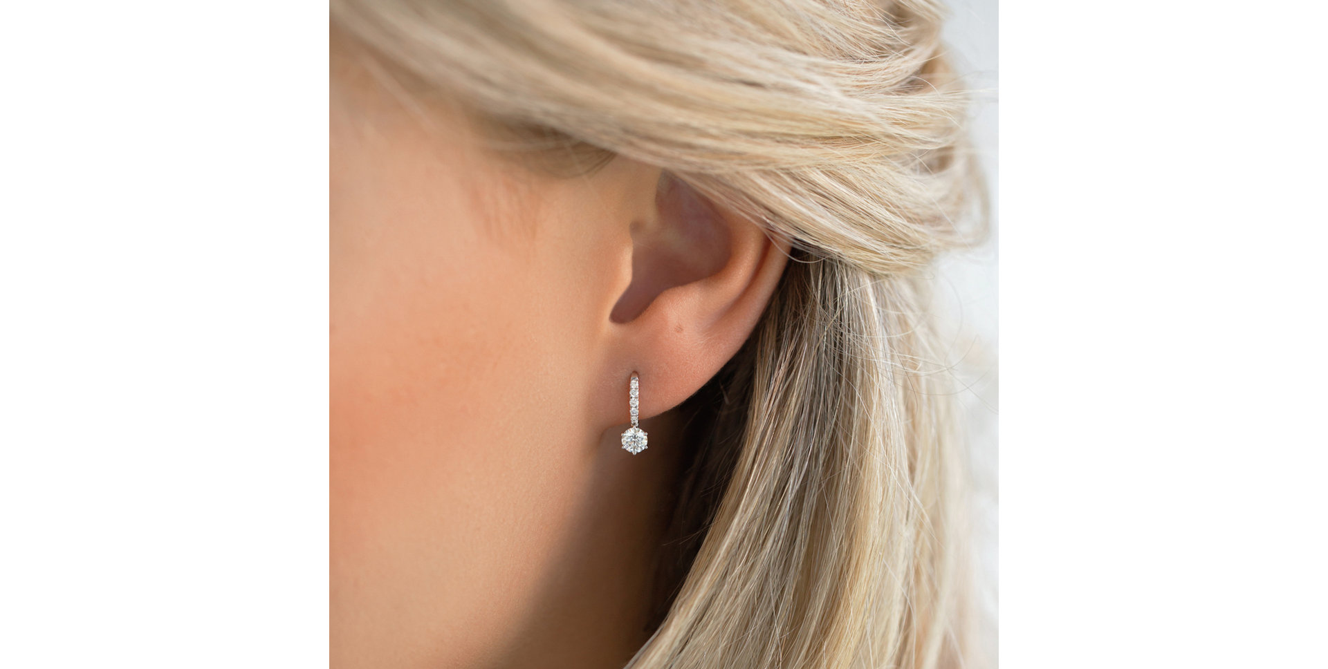 Náušnice s diamantmi Sparkless