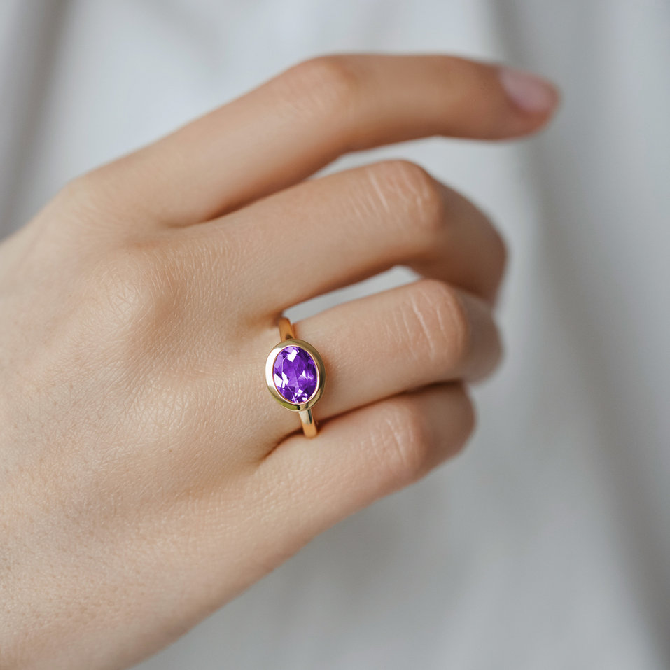 Prsteň s topásom london Bonbon