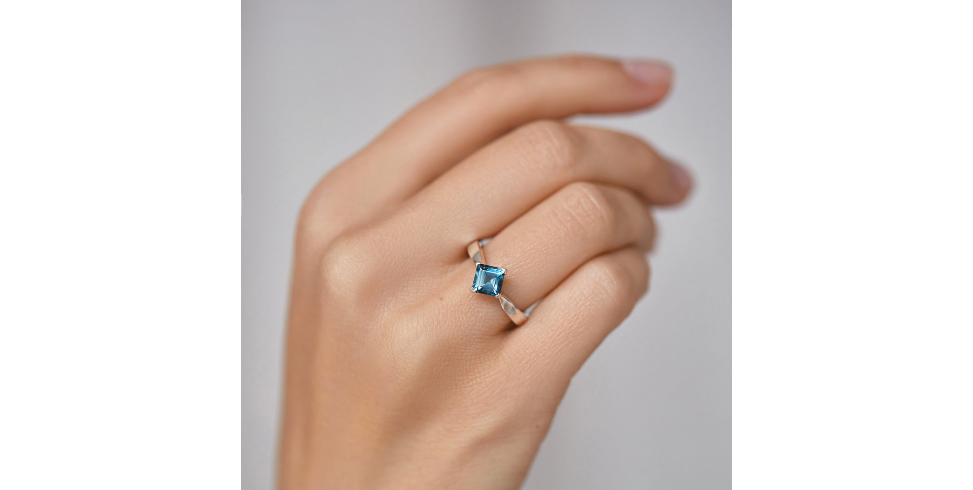 Prsteň s morganitom Bonbon