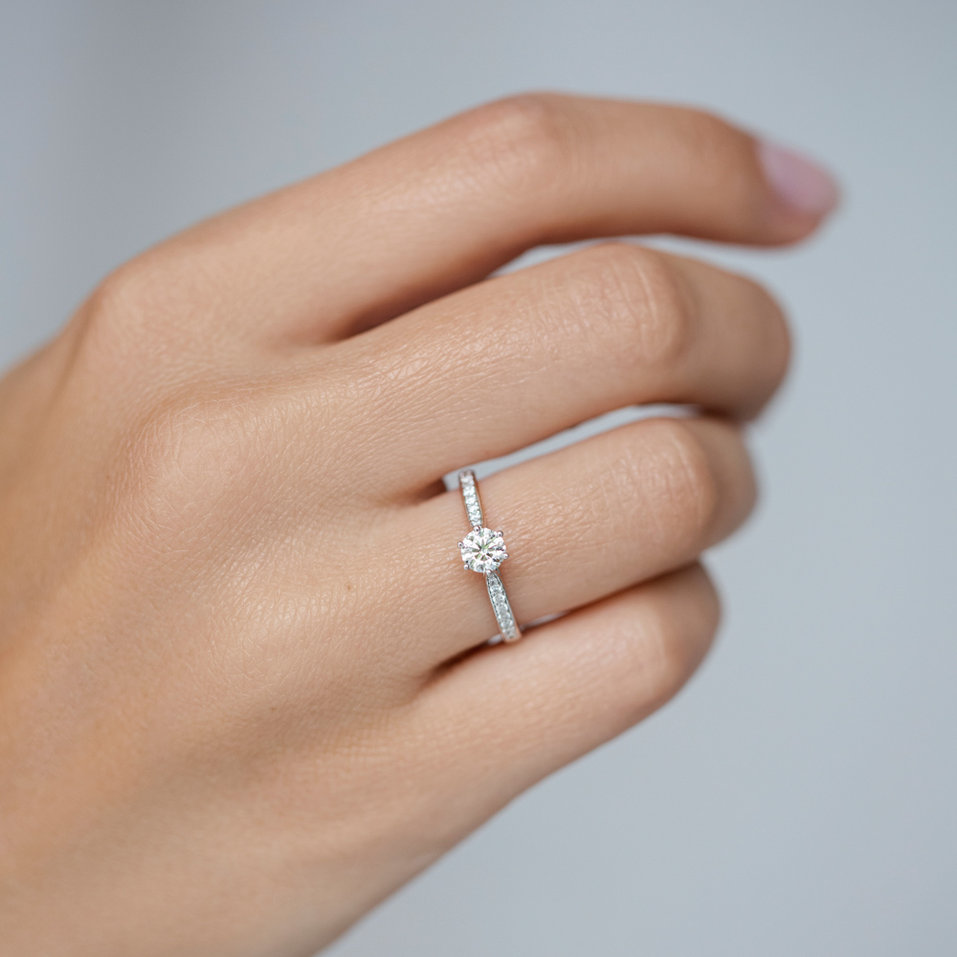 Prsteň s diamantmi Midnight Romance