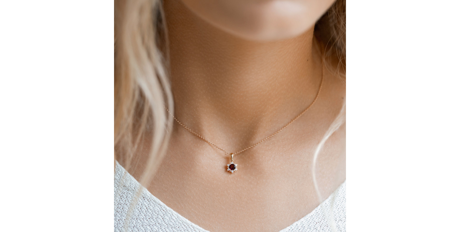 Prívesok s diamantmi a turmalínom purple Winter Fairytale