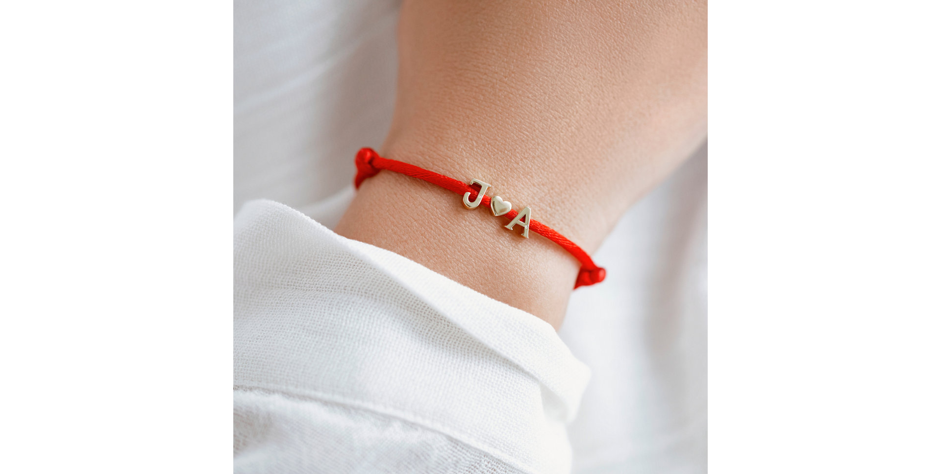 Diamantový náramok so šnúrkou Together