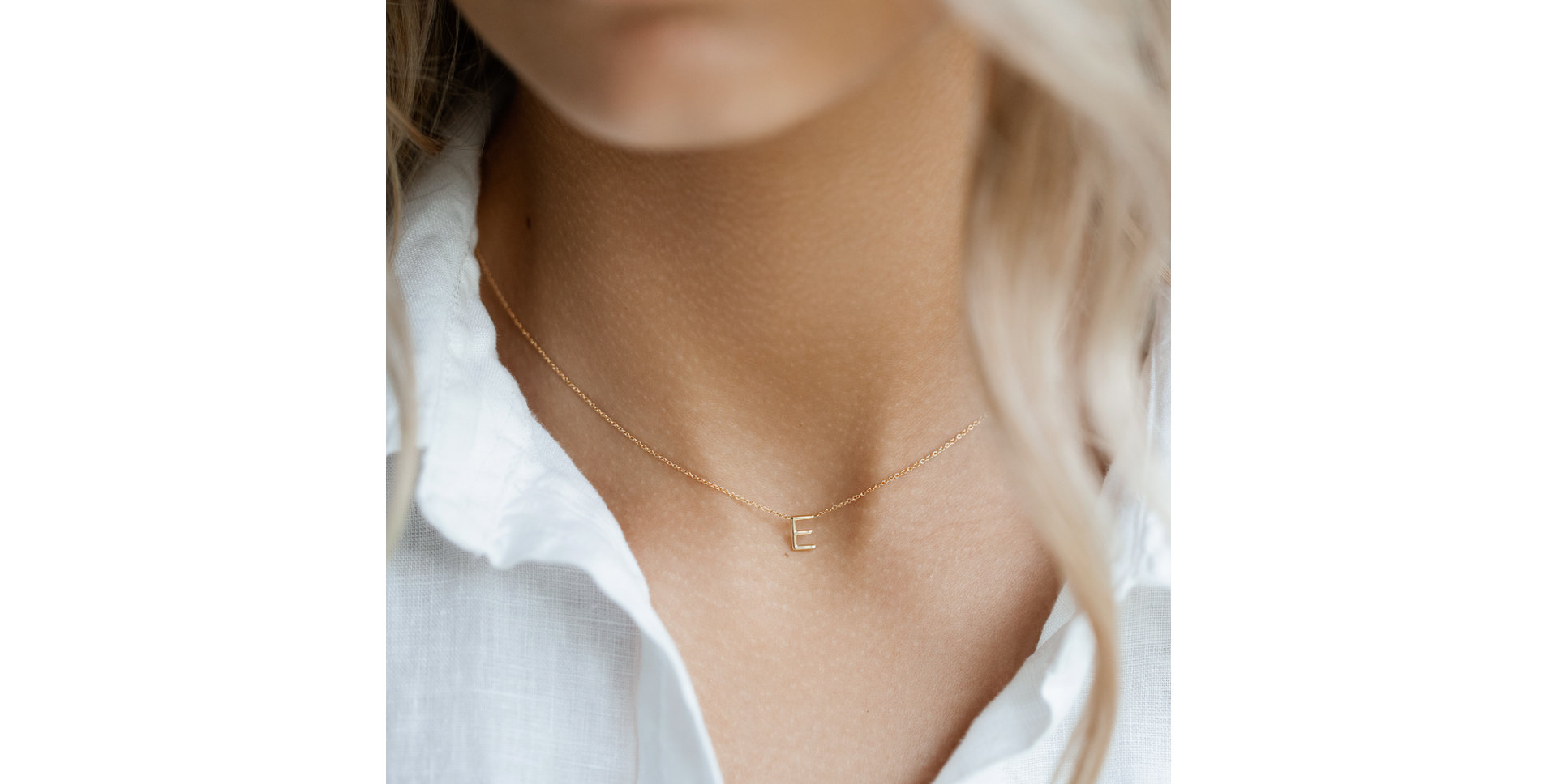 Náhrdelník s diamantom Round Line O