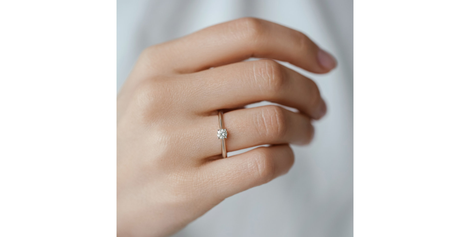 Prsteň s diamantom Forever Love