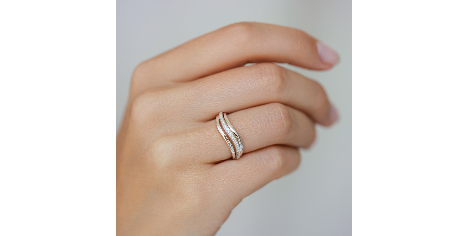 Prsteň s diamantmi Midnight Sea