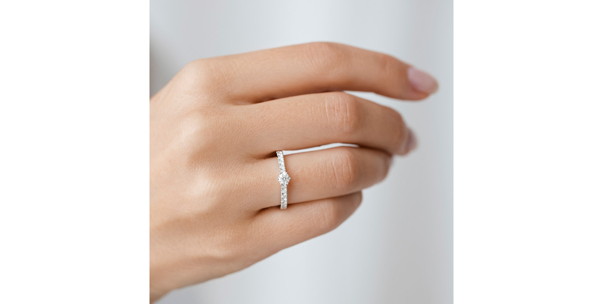 Prsteň s diamantmi Sparkling Love