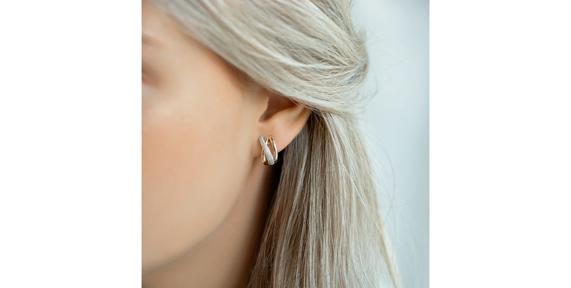 Náušnice s diamantmi Sunshine Streamer