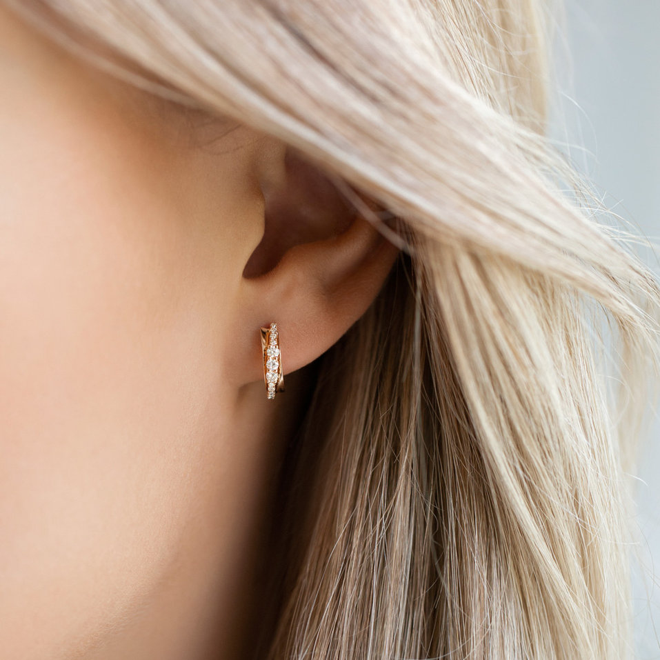 Náušnice s diamantmi Glorious Memory