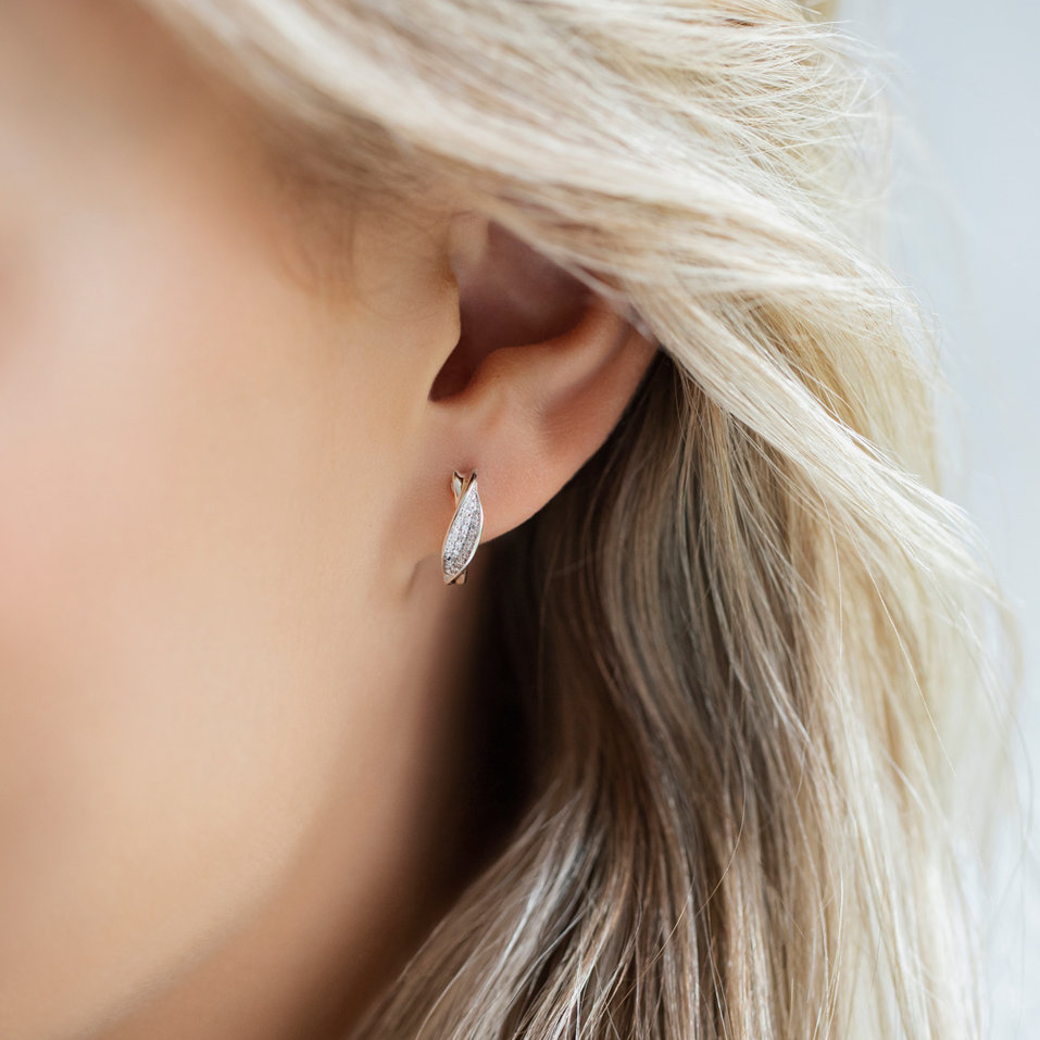 Náušnice s diamantmi Divine Gem