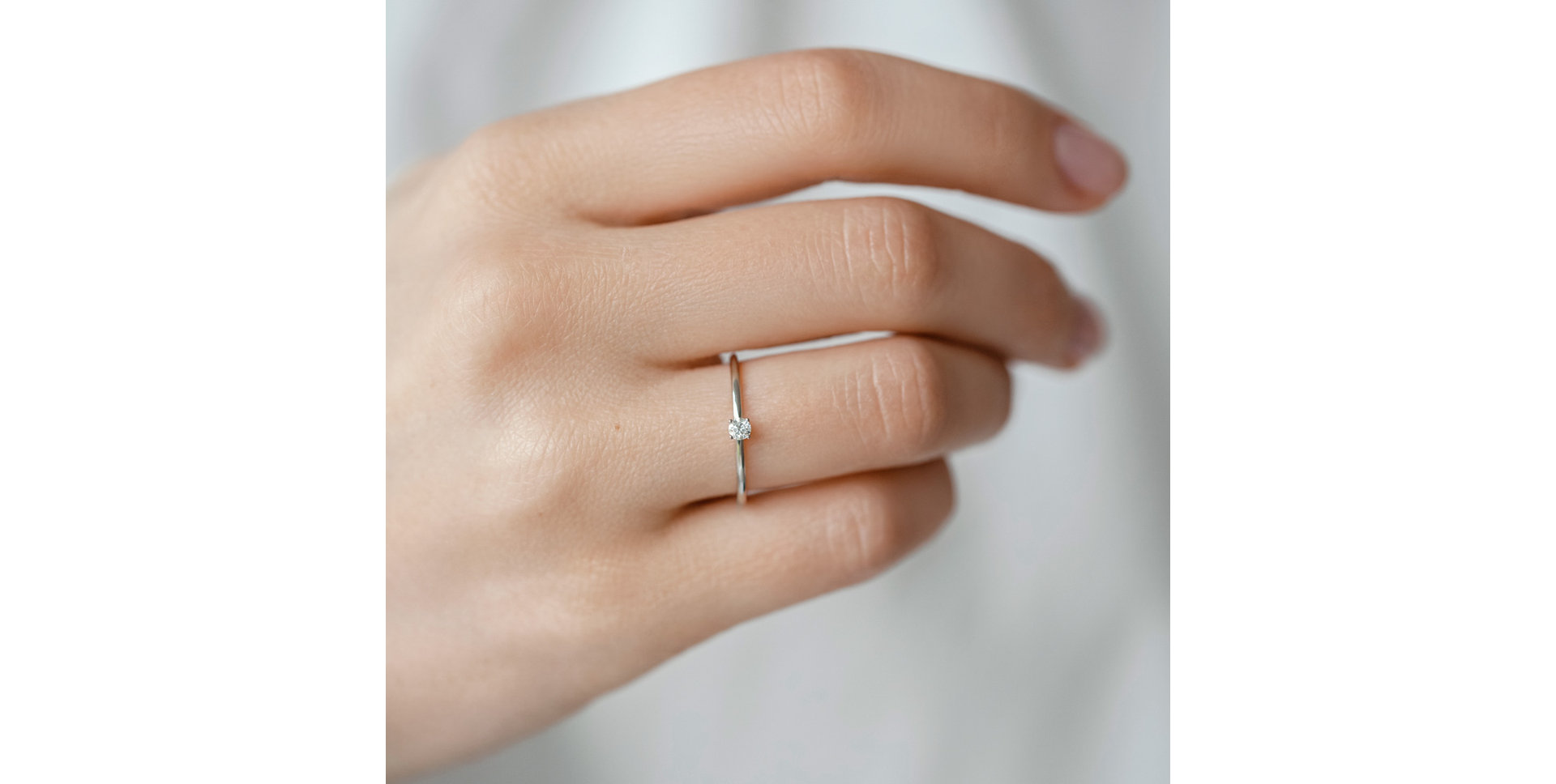 Prsteň s diamantom Forever Love