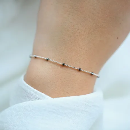 Náramok s čiernymi diamantmi Dark Melody