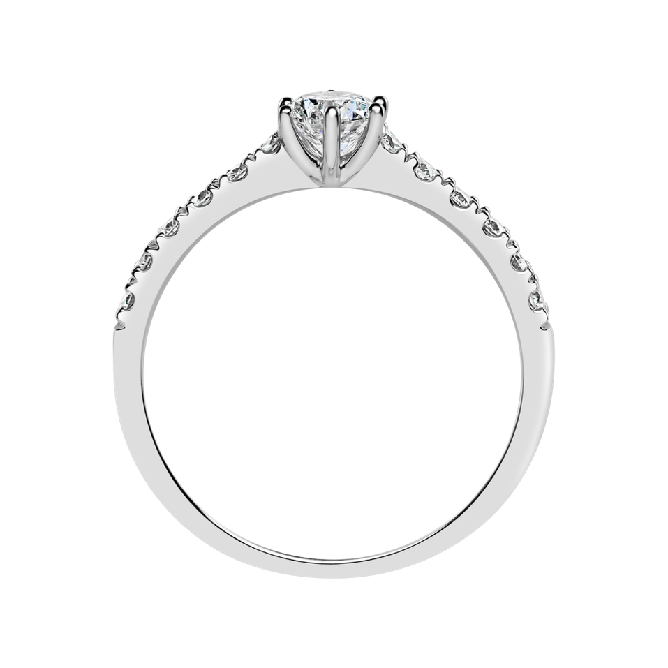 Prsteň s diamantmi Sparkling Love