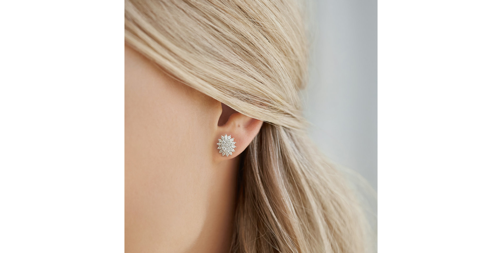 Náušnice s diamantmi Midnight Star