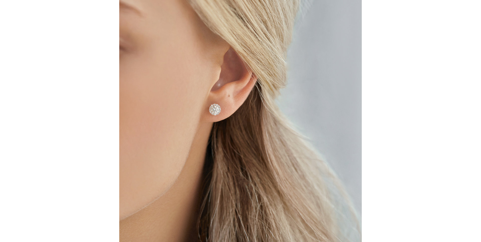 Náušnice s diamantmi Bloom Spark