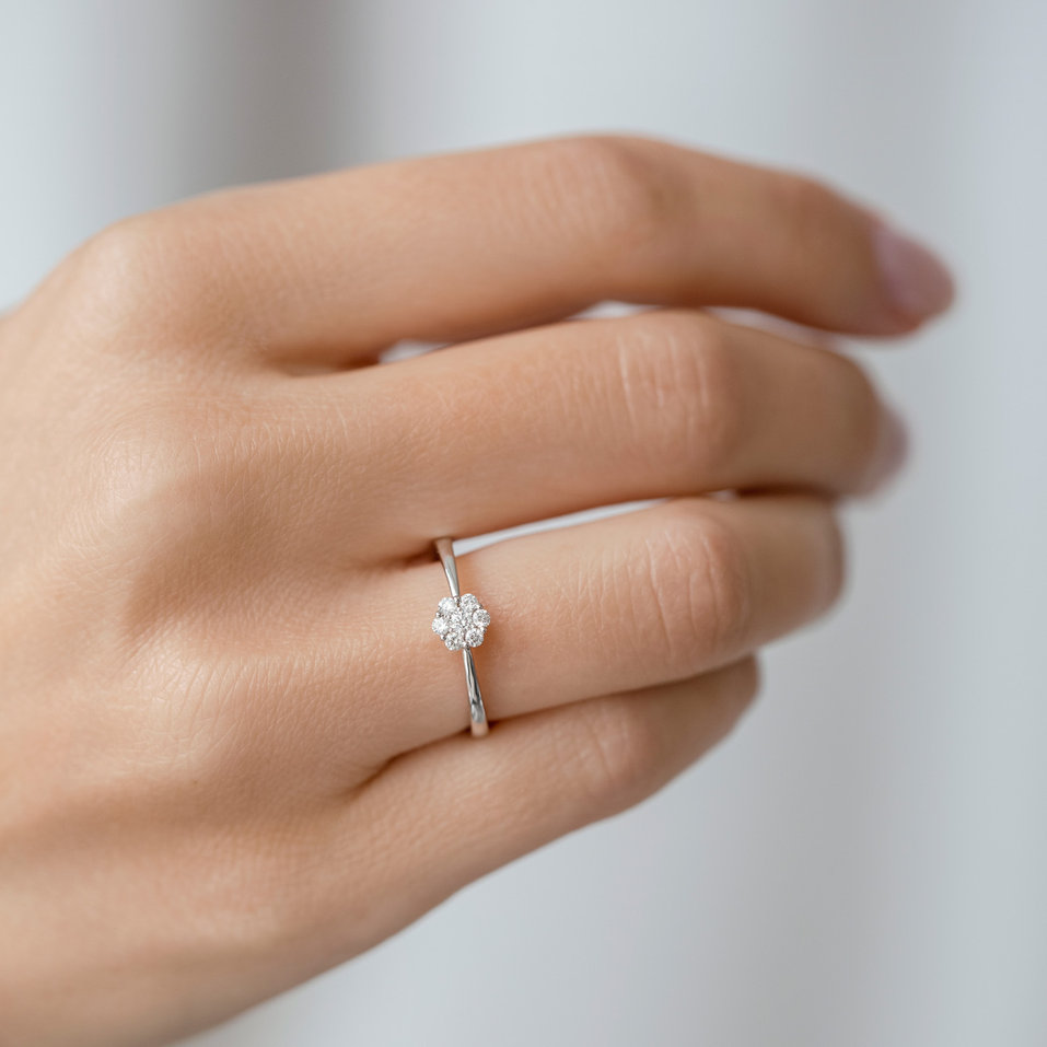Prsteň s diamantmi Shiny Constellation