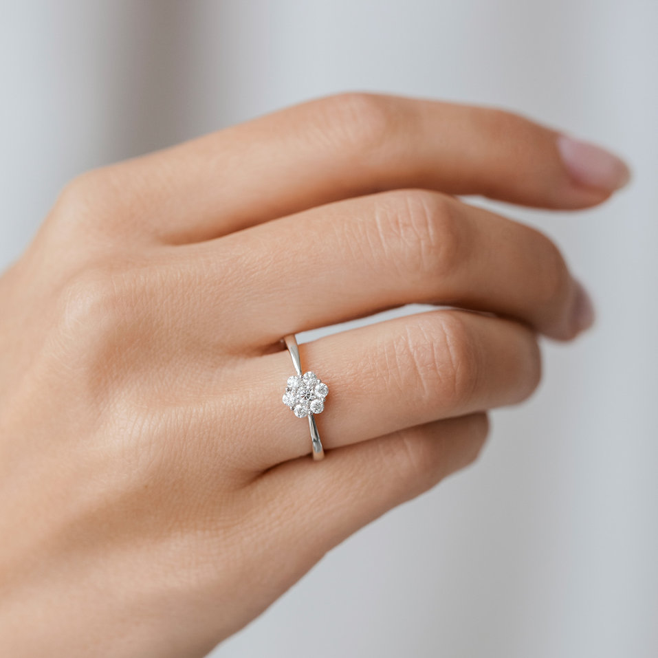 Prsteň s diamantmi Shiny Constellation