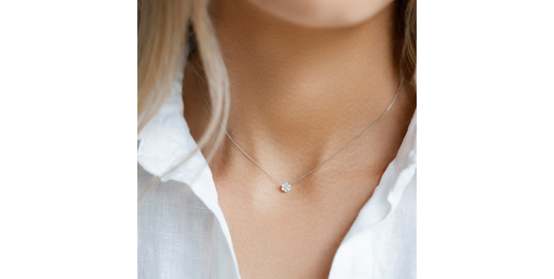 Náhrdelník s diamantmi Shiny Constellation