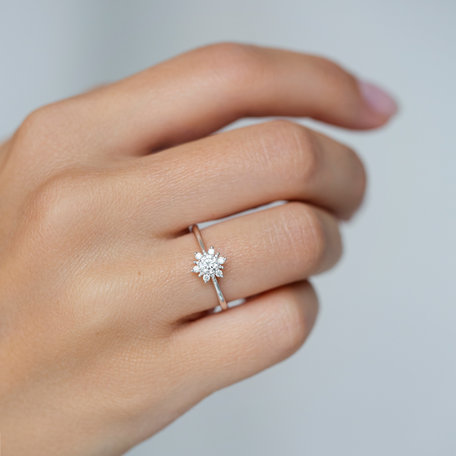 Prsteň s diamantmi Glowing Starlet