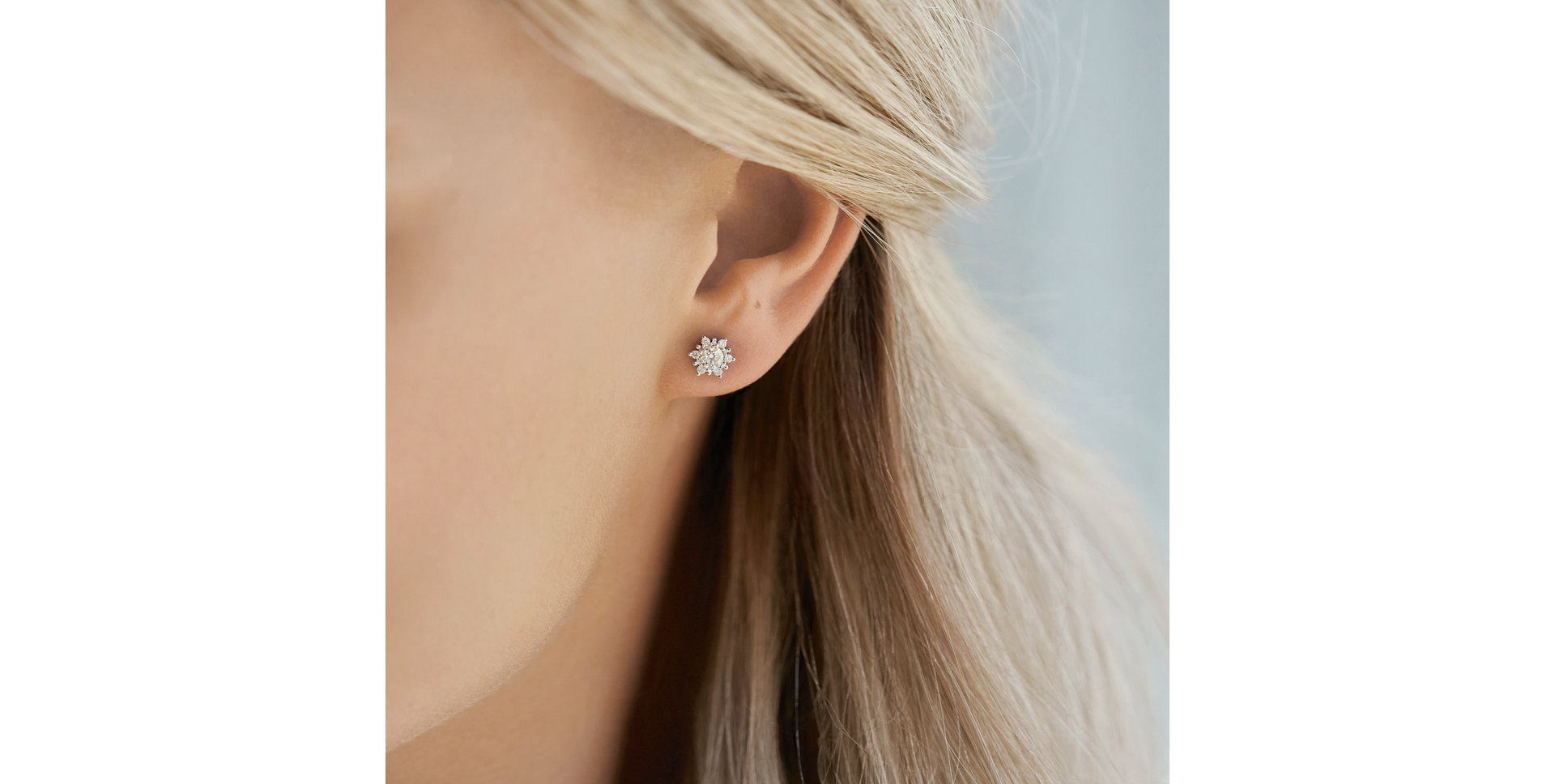 Náušnice s diamantmi Fancy Fairytale