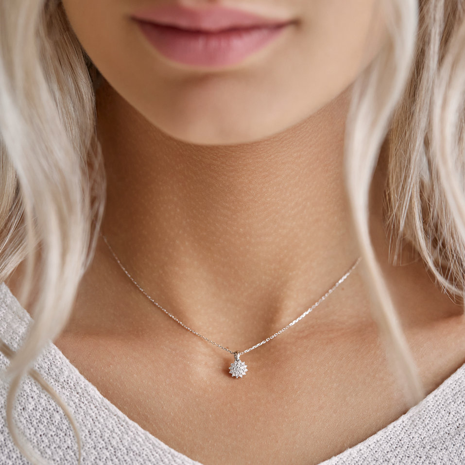 Prívesok s diamantmi Midnight Sun