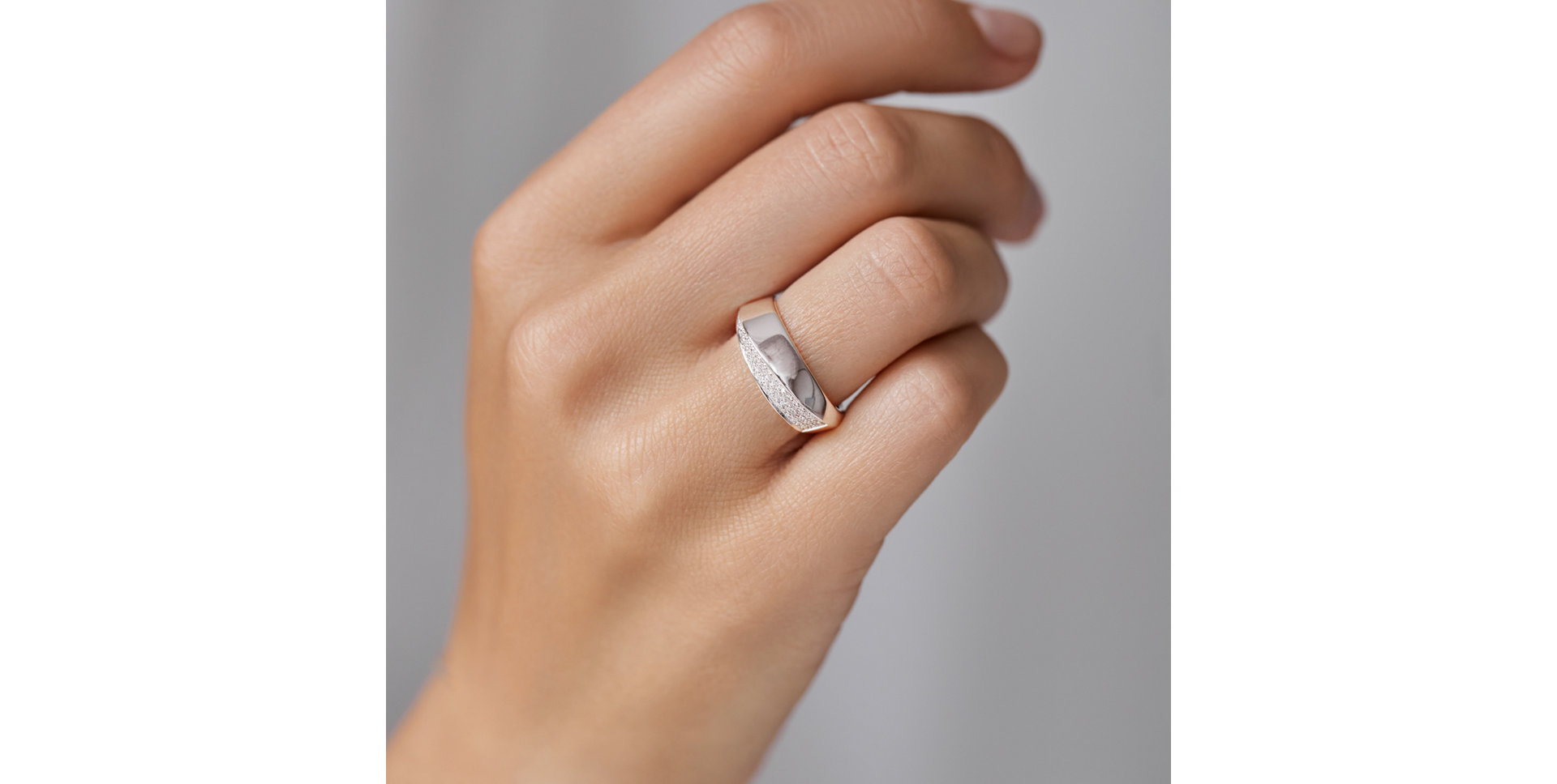 Prsteň s diamantmi Seductive Ray