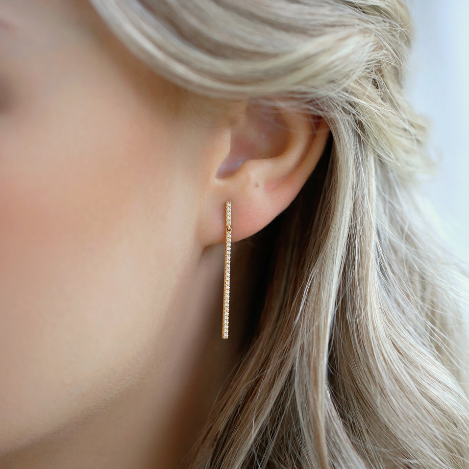 Náušnice s diamantmi Witching Mania