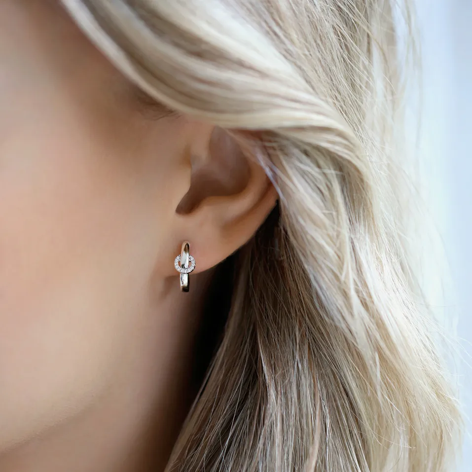 Náušnice s diamantmi Moonlight Streamer