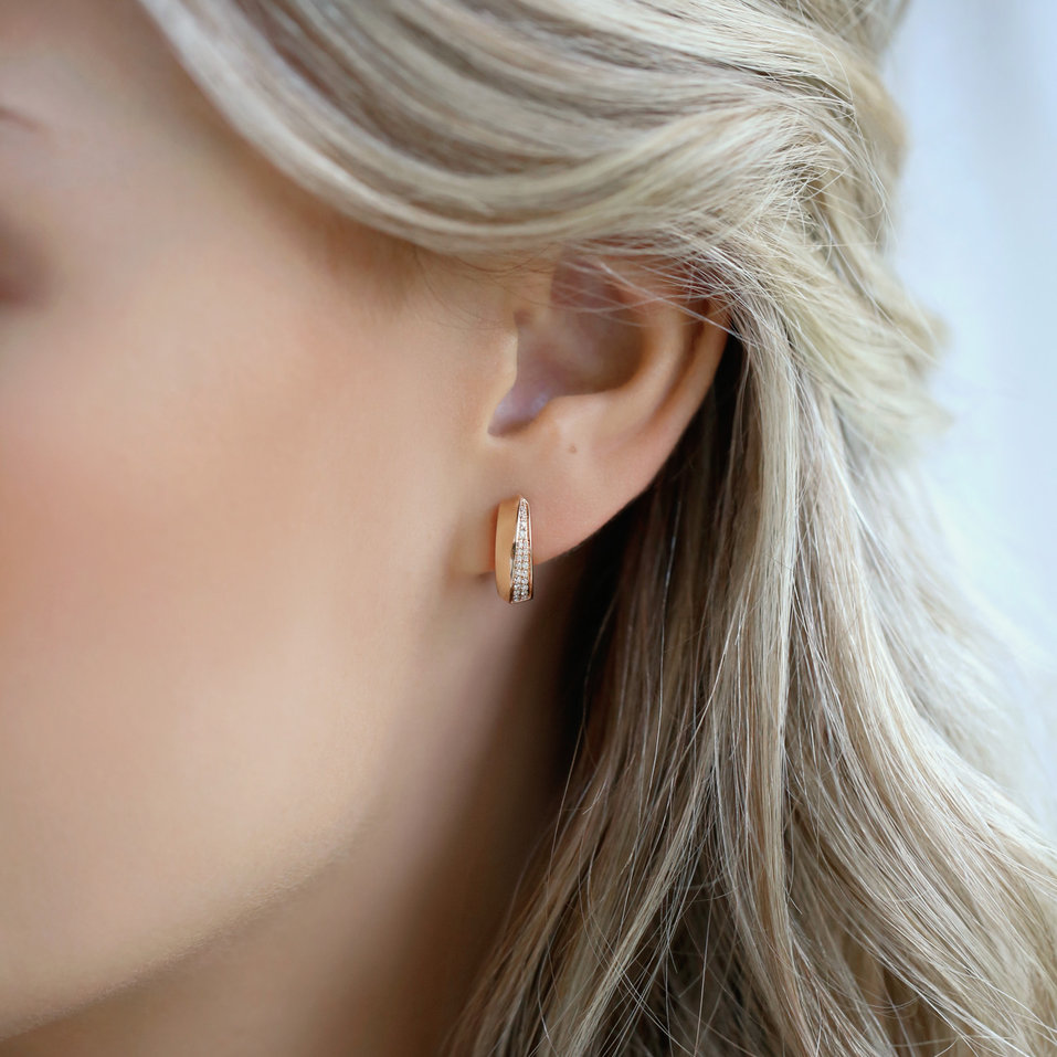 Náušnice s diamantmi Flash of Light