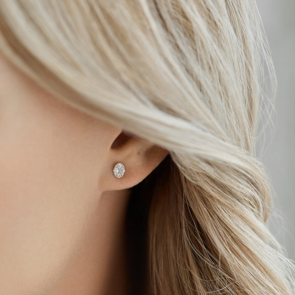 Náušnice s diamantmi One Thousand And One Nights