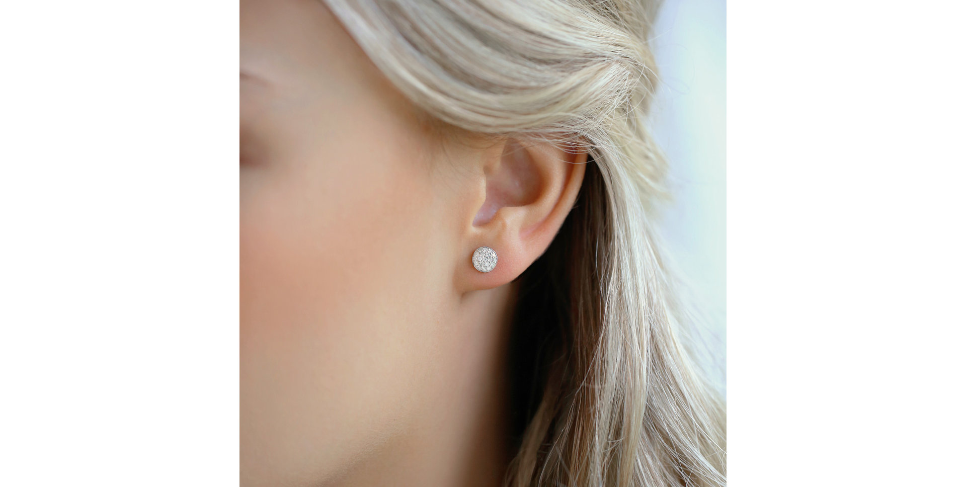 Náušnice s diamantmi Festive Mosaic