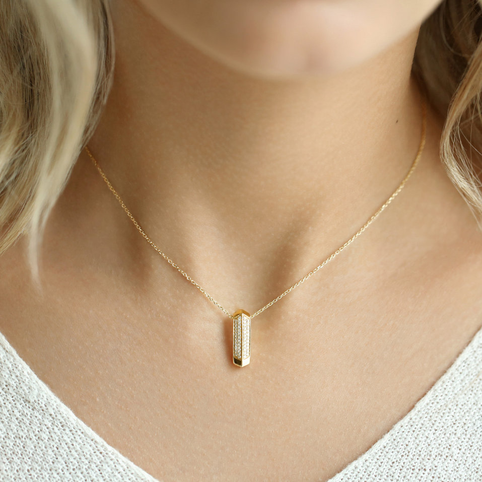 Prívesok s diamantmi Sunshine Opium