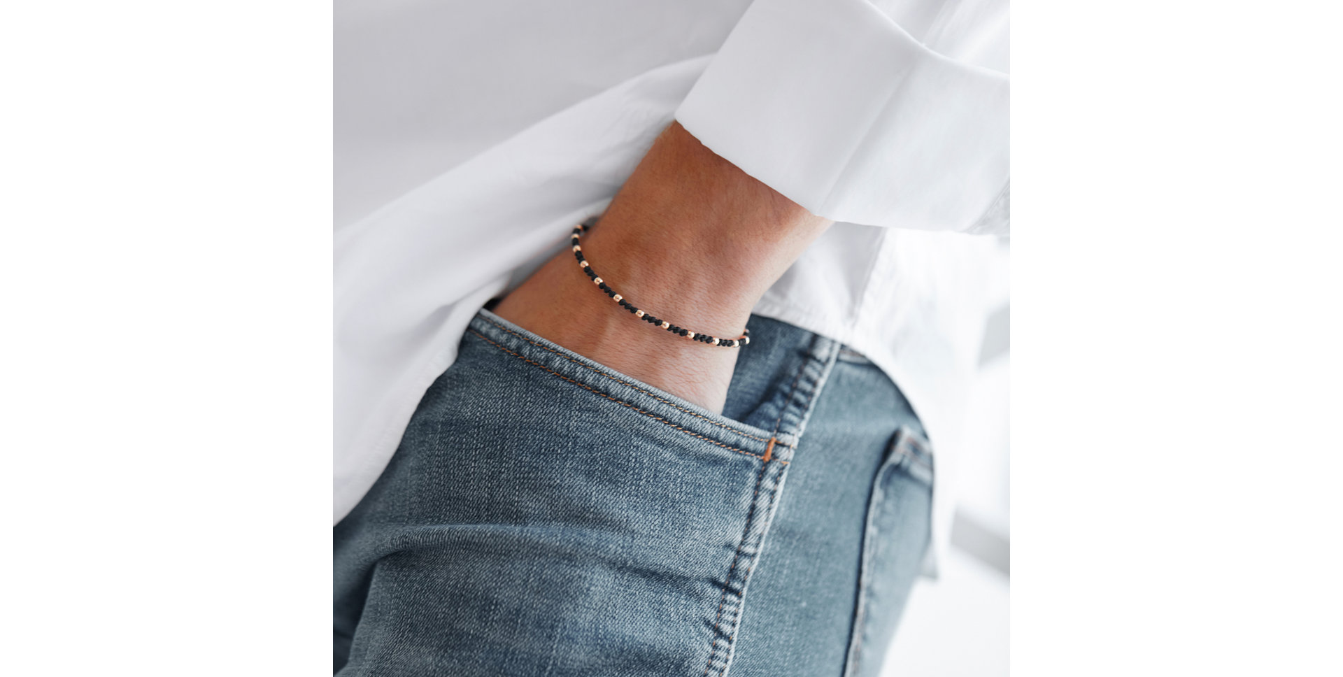 Pánsky náramok so šnúrkou Magic Shamballa