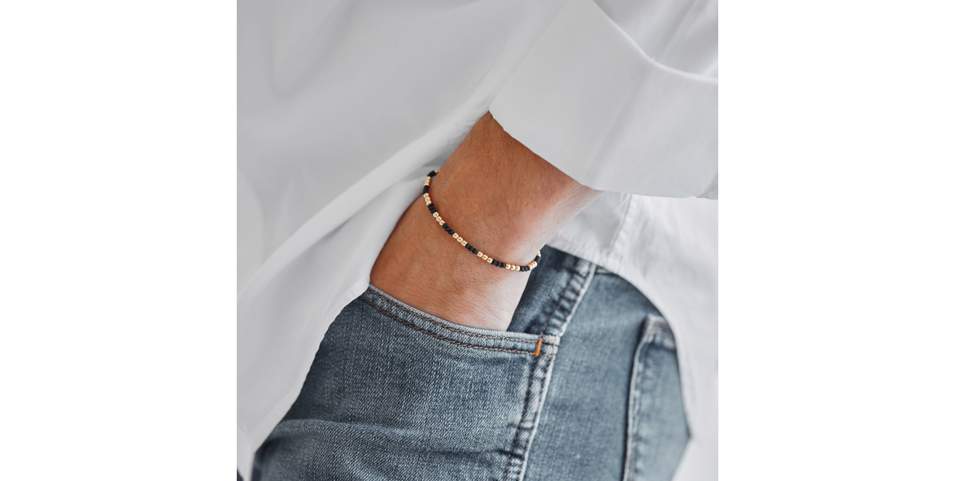 Pánsky náramok so šnúrkou Magic Shamballa