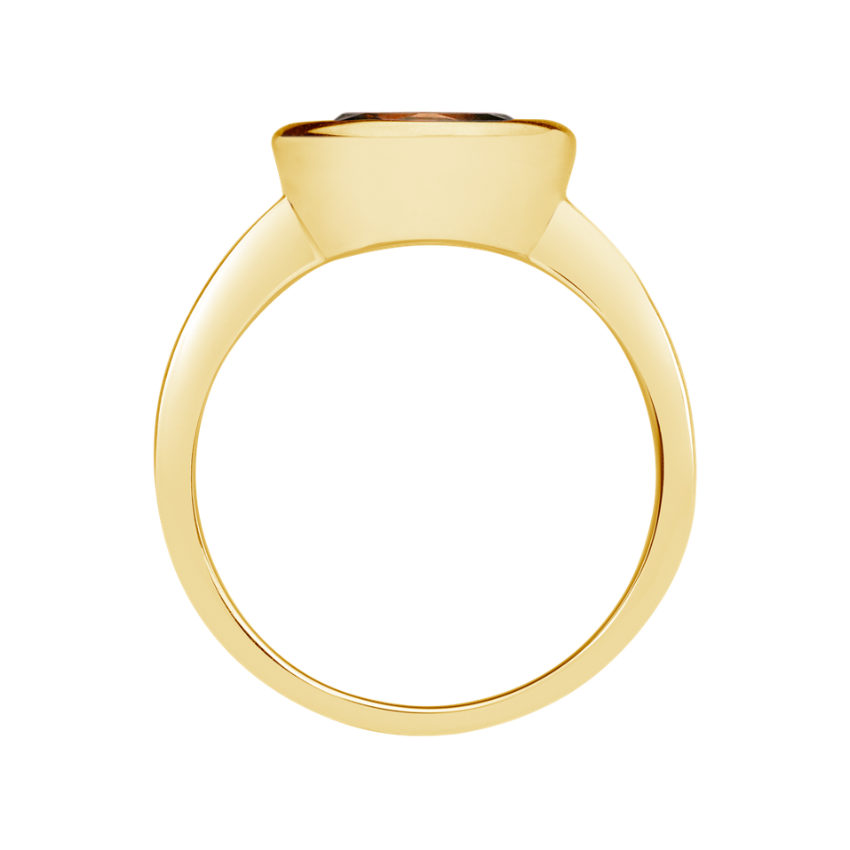 Prsteň s citrínom madeira Bonbon