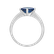 Prsteň s tanzanitom Bonbon4