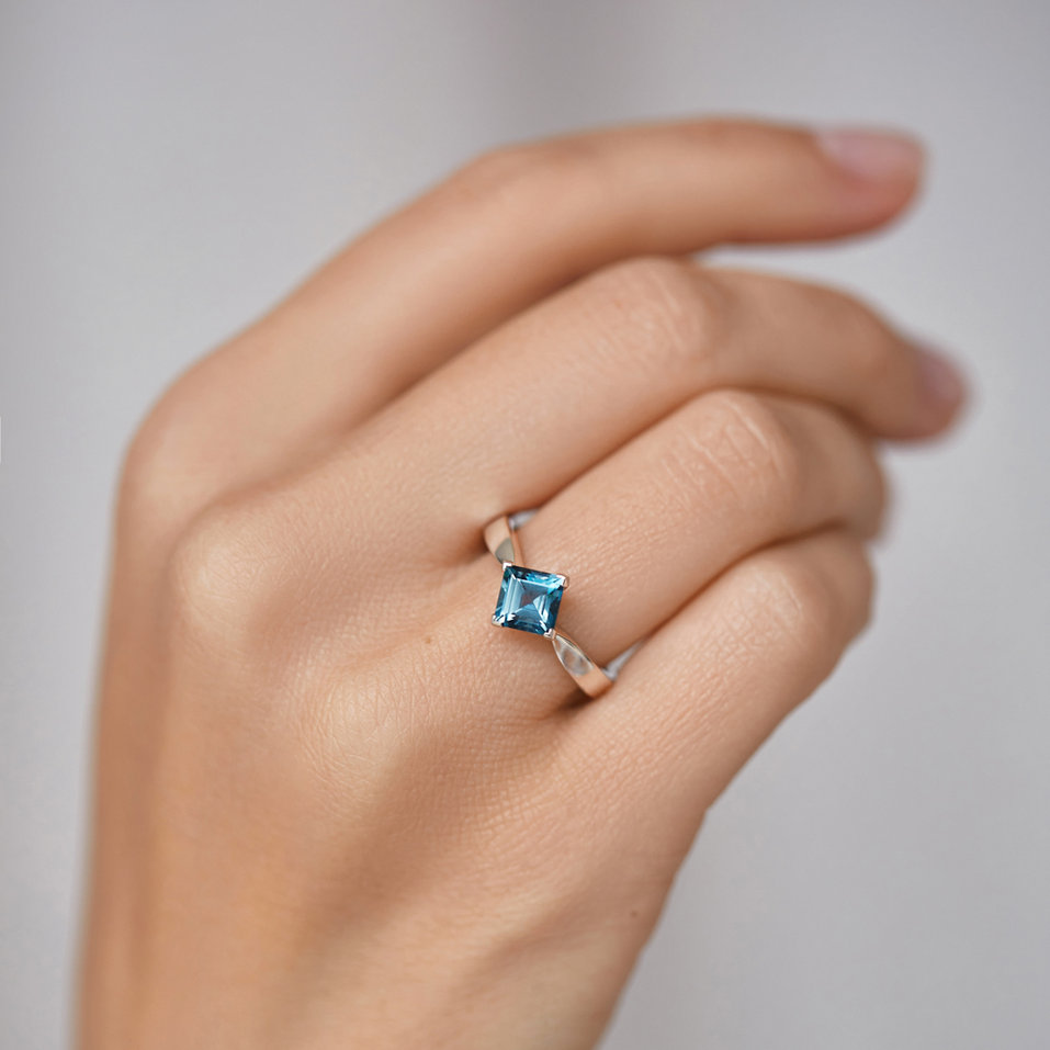 Prsteň s tanzanitom Bonbon