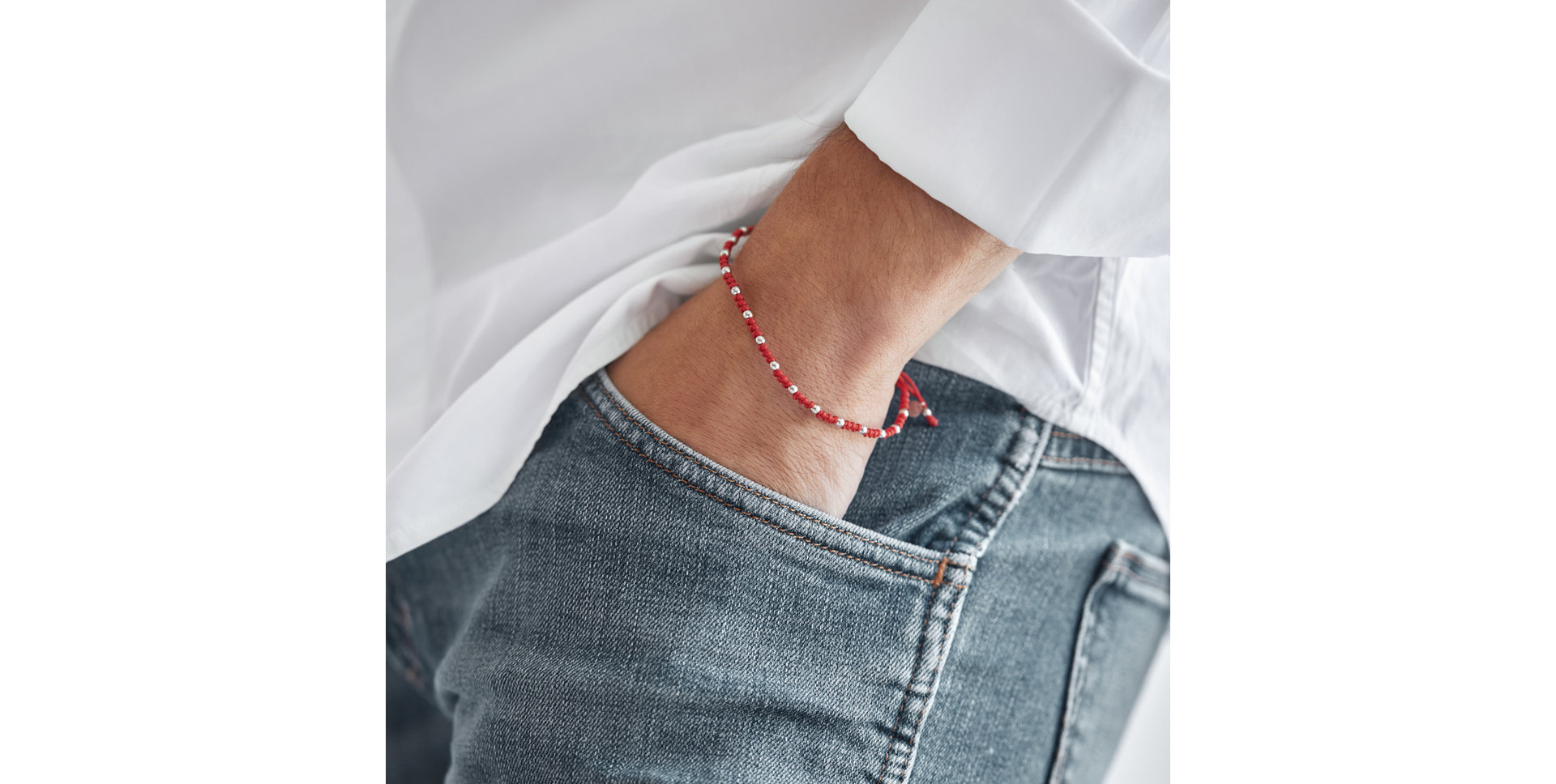 Pánsky náramok so šnúrkou Magic Shamballa